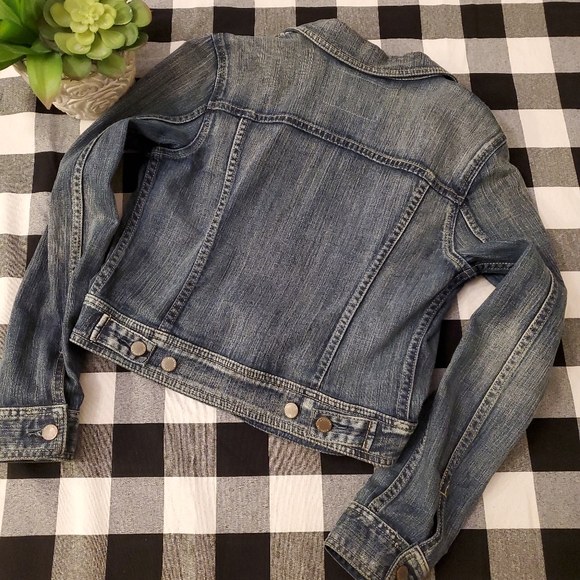 🎉HP🎉 EXPRESS Women's Small Denim Jean Jacket - Picture 2 of 5
